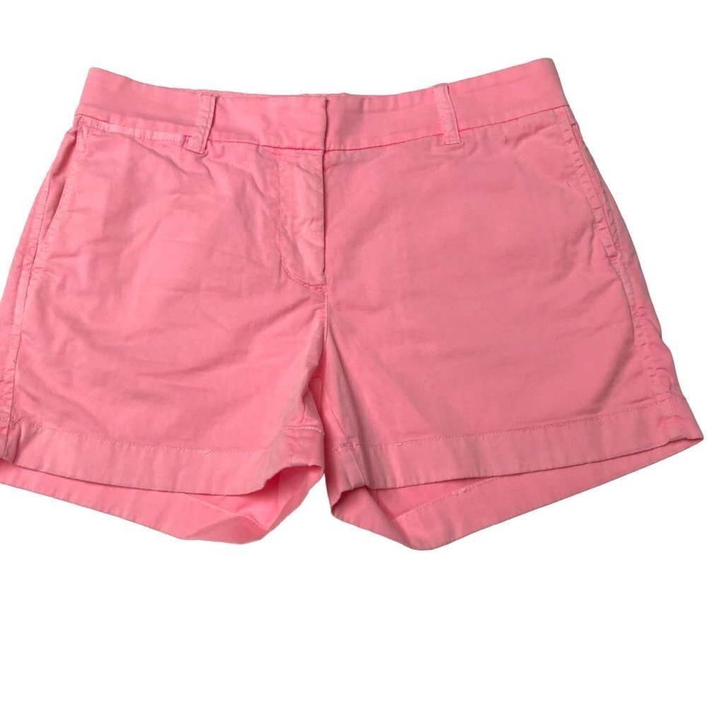 J CREW CHINO women pink shorts SIZE 4